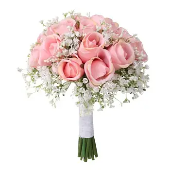 Букет невесты из розовых роз № 6 